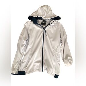 And1 White and Navy Performance Jacket